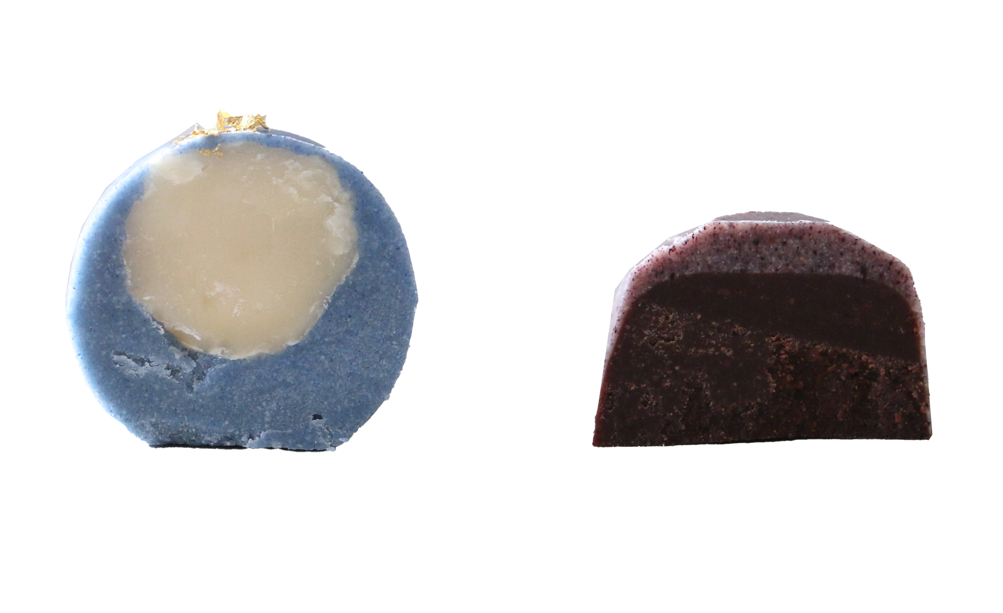 チョコレート断面